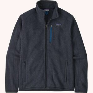 Patagonia Men's Better Sweater Jacket Fleece Full Zip Pitch Blue S New With Tags